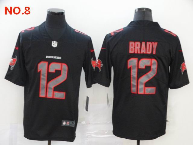 Men's Tampa Bay Buccaneers #12 Tom Brady Jesey NO.8;